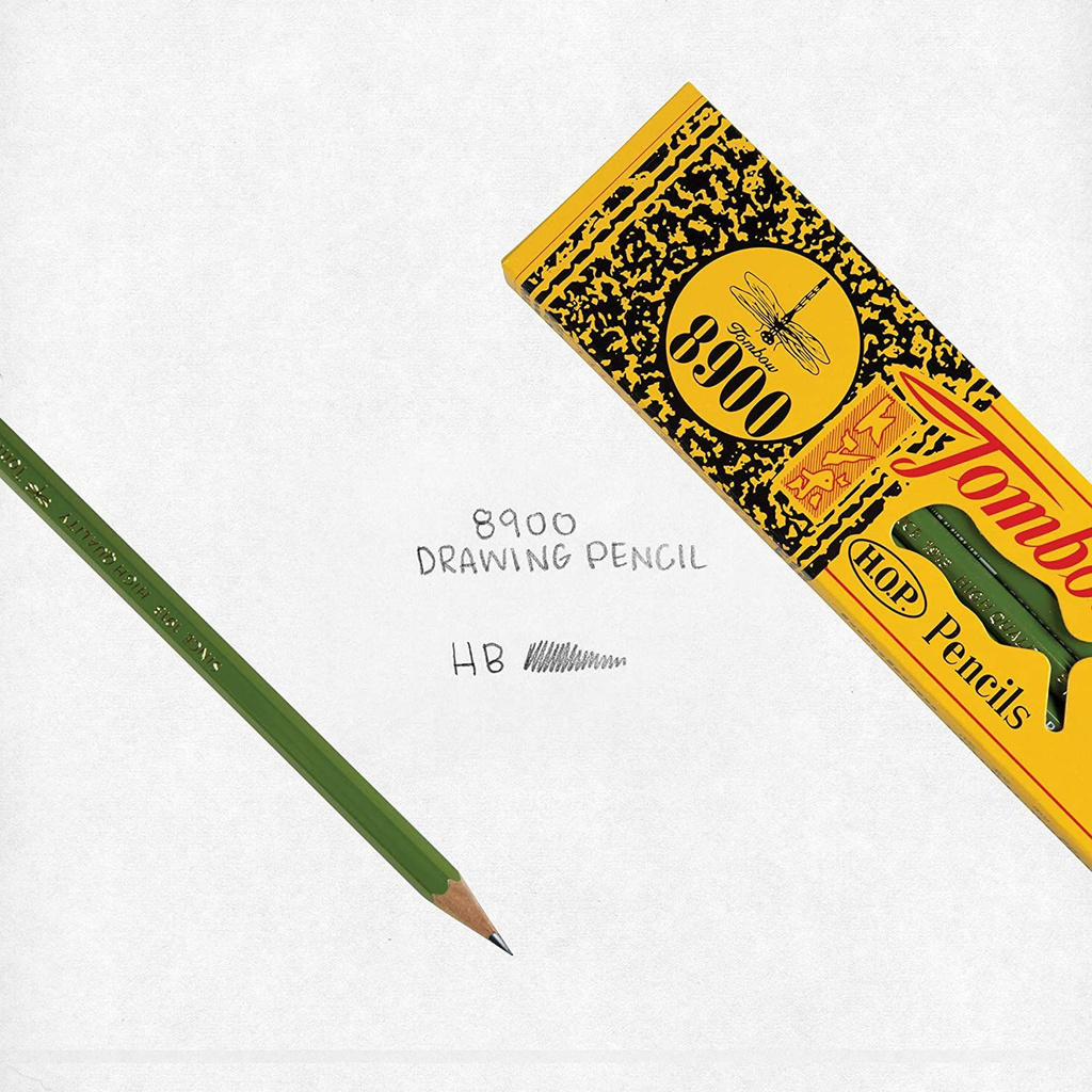 tombow 8900 drawing pencil hb graphite pack 4 pencil