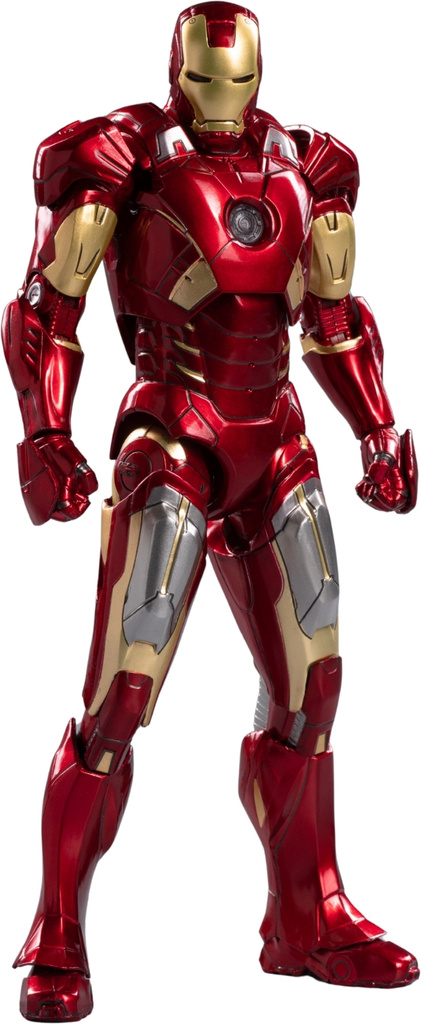ZD Toys Iron Man MK7 Action Figure Collectible - 7 Inch with LED, Ages 15+ (Multicolor)