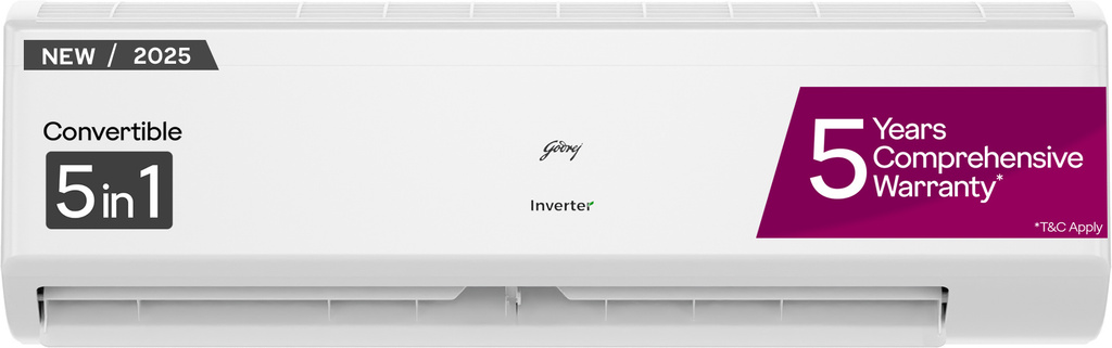 godrej 2025 model 1 5 ton 5 star split inverter 5 in 1 convertible cooling heavy duty extreme temperature ac