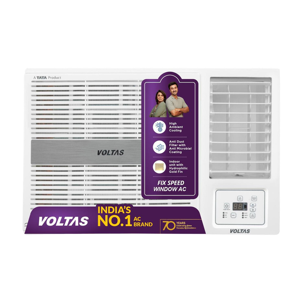 Voltas 2026 Model 1.5 Ton 2 Star Window Fixed Speed AC