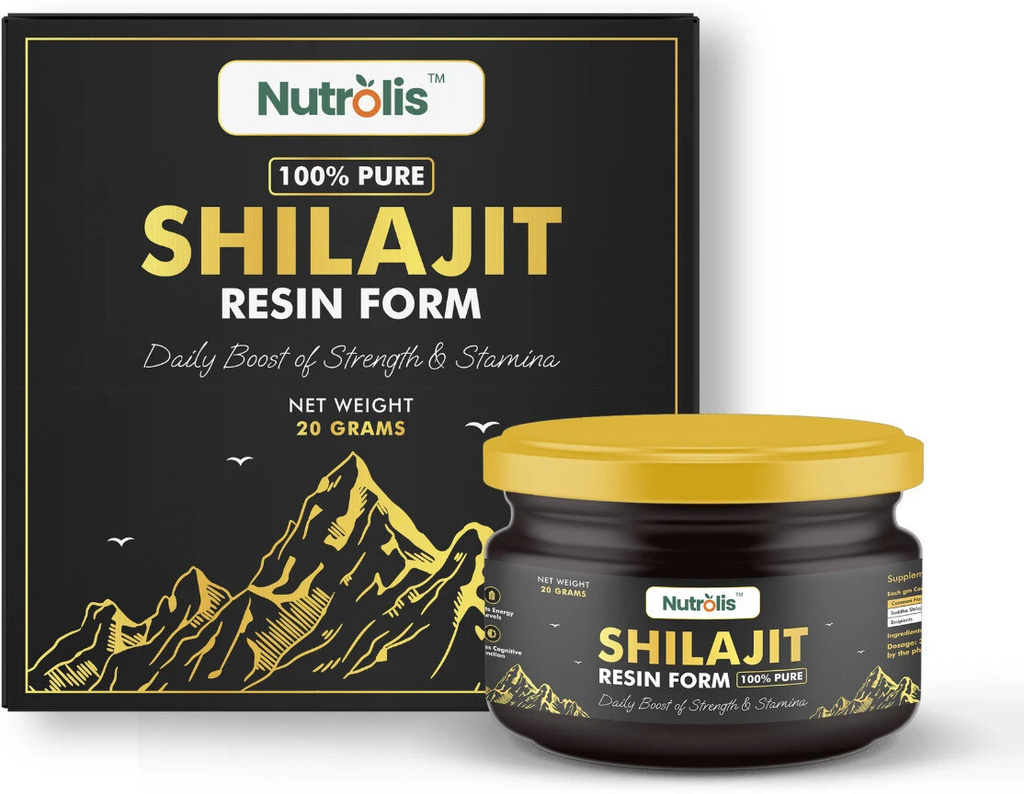 Nutrolis Himalayan Shilajit Resin | High Fulvic Acid | Boost Performance, Power & Stamina