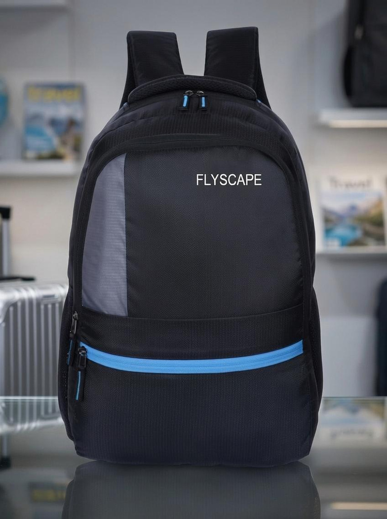 Flyscape Terror Black Grey Orange bag 30 L Backpack