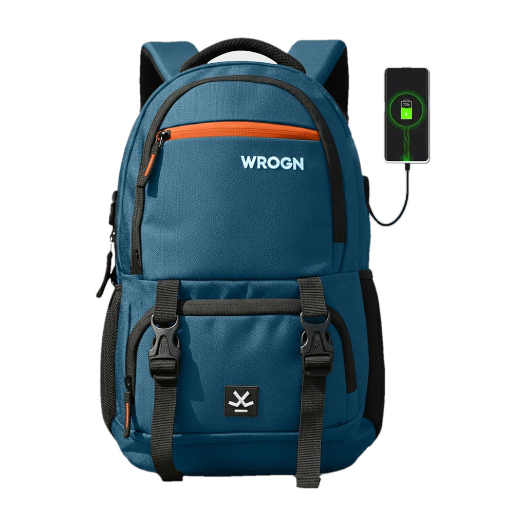 WROGN with Port and Rain Cover 40 L Laptop Backpack
