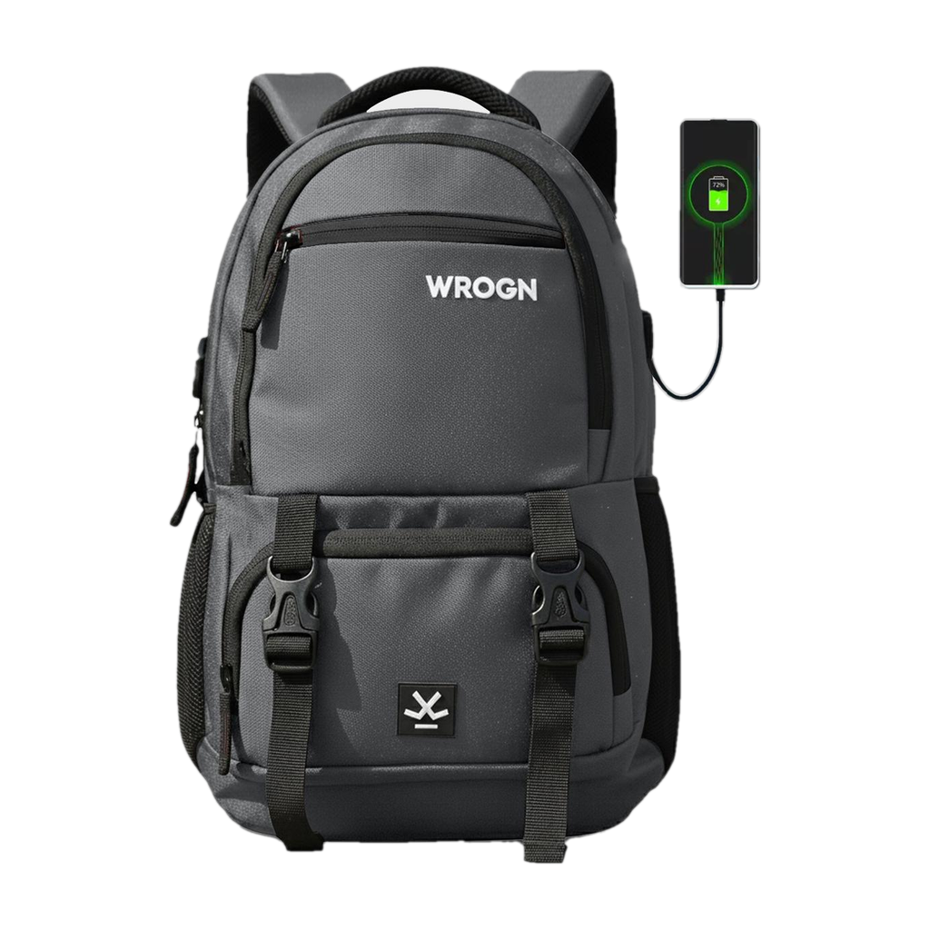 WROGN ASHPER Unisex with USB Port and Rain Cover 40 L Laptop Backpack