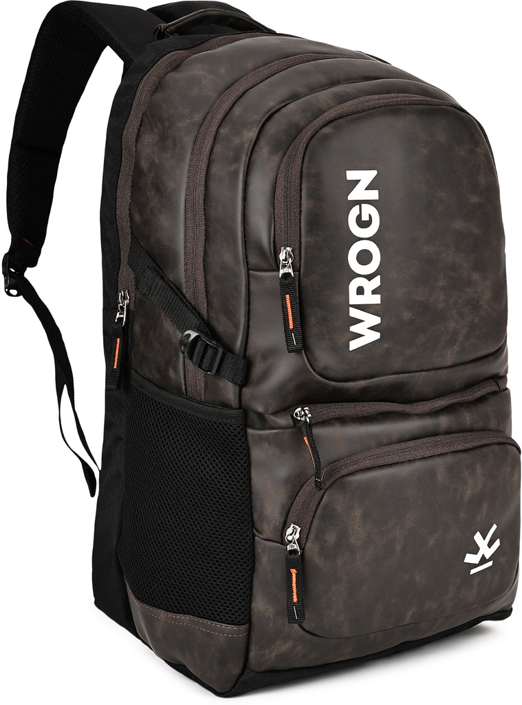 WROGN BP/REXINE/1500/BROWN CRUSH-35L 35 L Backpack