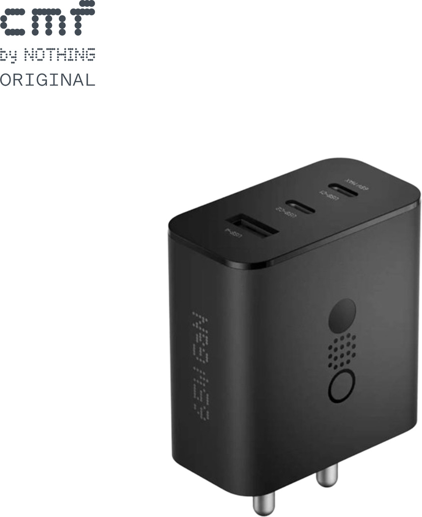 CMF by Nothing 65 W GaN 3 A Multi-pin Wall Charger for Mobile