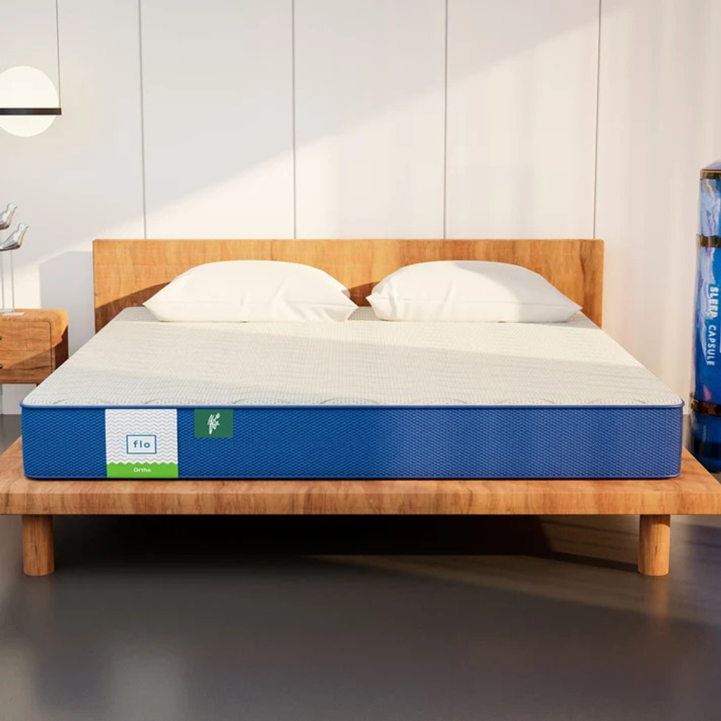 Ortho 5 inch King PU Foam Mattress (L x W: 75 inch x 72 inch)