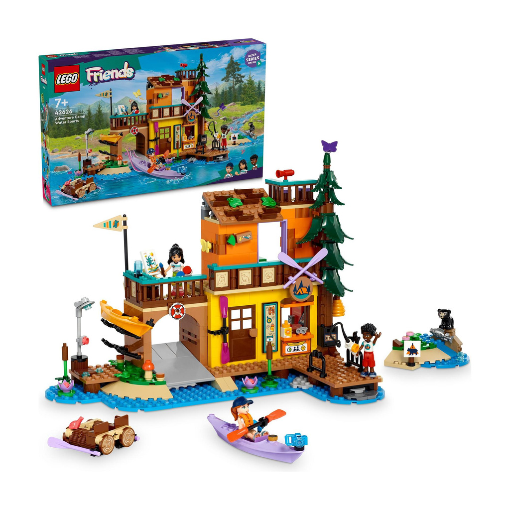 LEGO Friends Adventure Camp Water Sports Building Toy 42626 ( 628 Blocks)