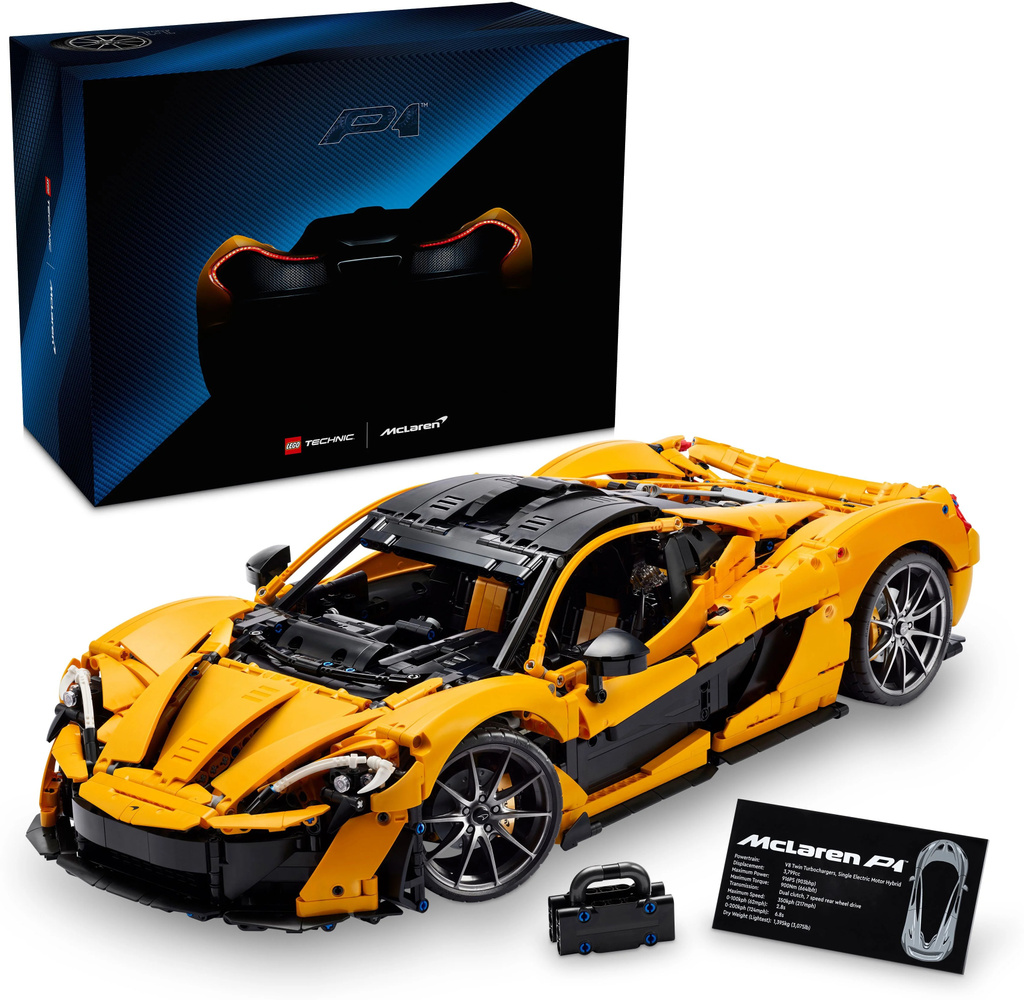 lego technic mclaren p1 hypercar set adults 42172 building blocks 18 gift