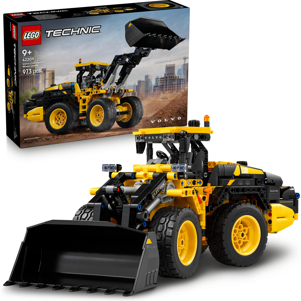 Technic Volvo L120 Electric Wheel Loader Construction Toy 42209 (Multicolor)