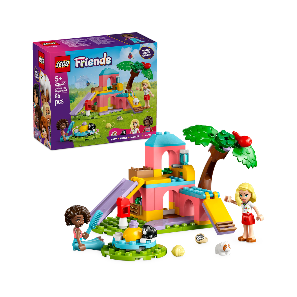 lego friends guinea pig playground pretend play building kit 42640 86 blocks