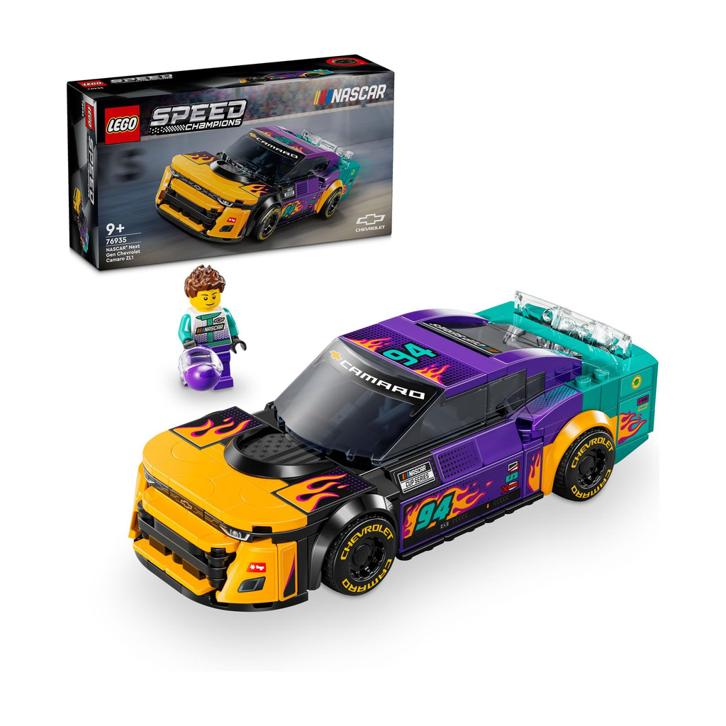 LEGO Speed Champions NASCAR Next Gen Chevrolet Camaro ZL1 76935 (328 Pieces)
