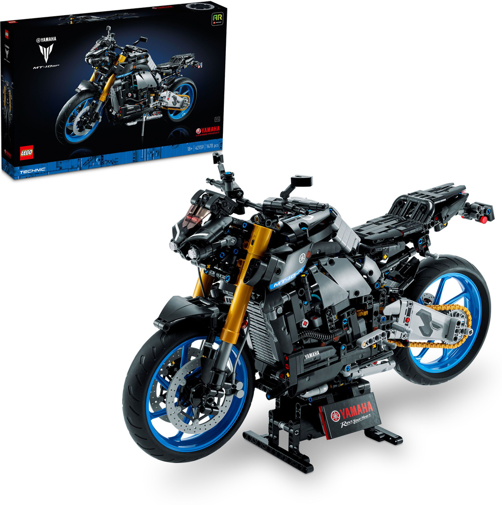 Technic Yamaha MT-10 SP 42159; Building Kit for Adults (1,478 Pieces) (Multicolor)