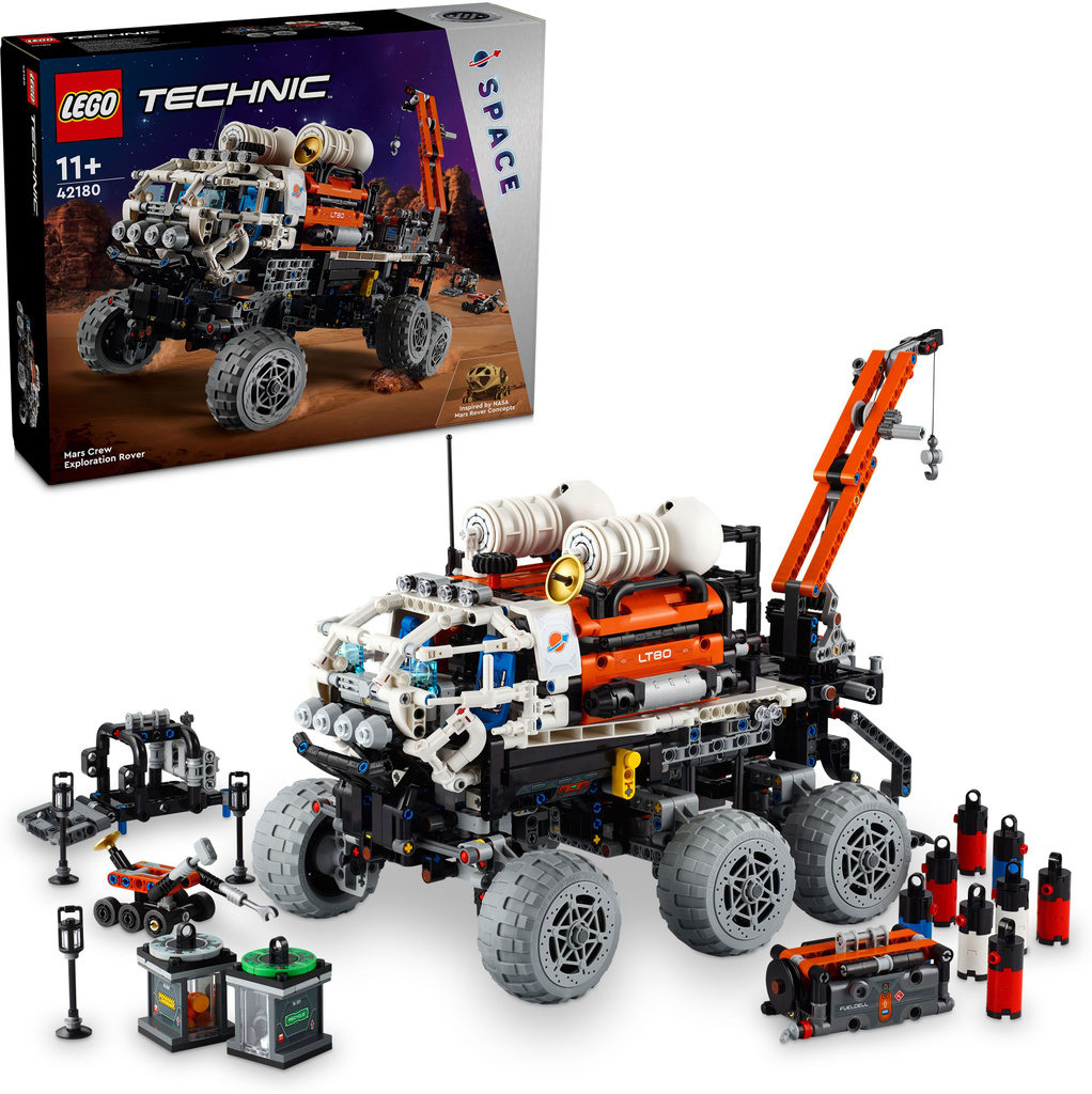 lego technic mars crew exploration rover set 42180 1599 pieces