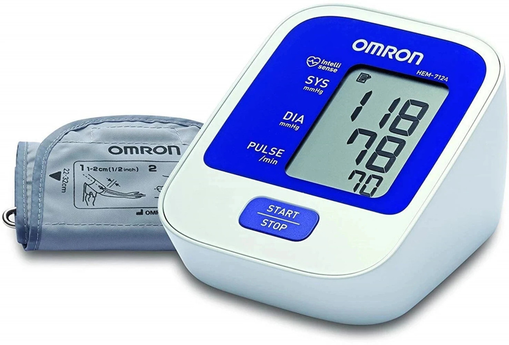 omron hem 7124 fully automatic digital blood pressure intellisense technology bp monitor
