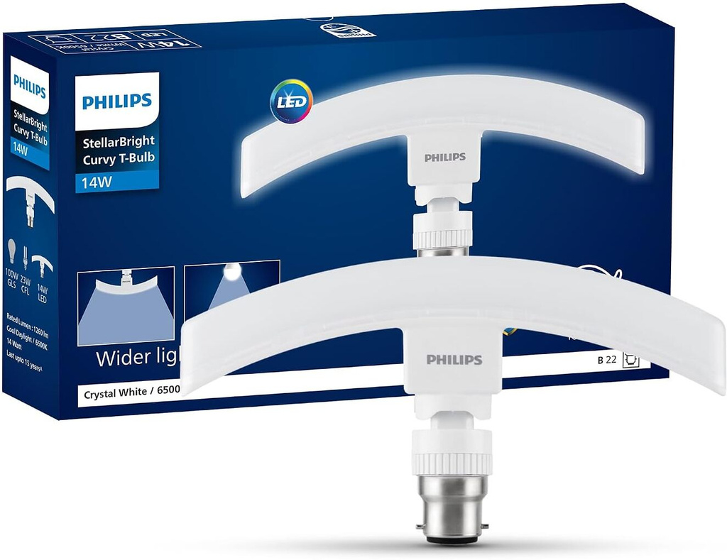 PHILIPS 14 W Basic T-Bulb B22 LED Bulb