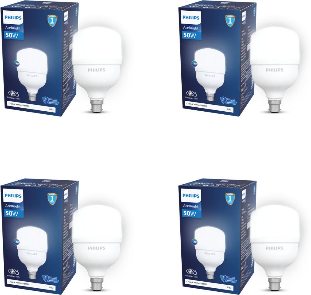 PHILIPS 50 W Eye Safety Compliance Mushroom B22 LED Bulb