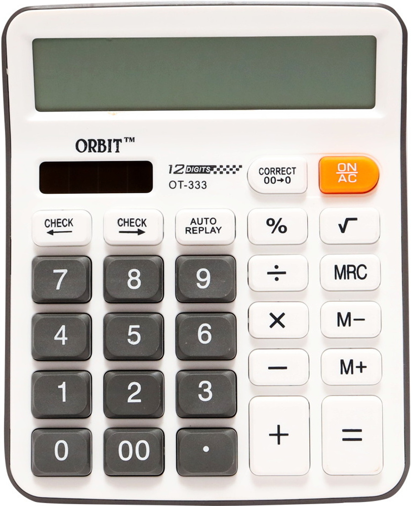 villy 12 digit large lcd display sensitive button solar battery ot 333c basic calculator