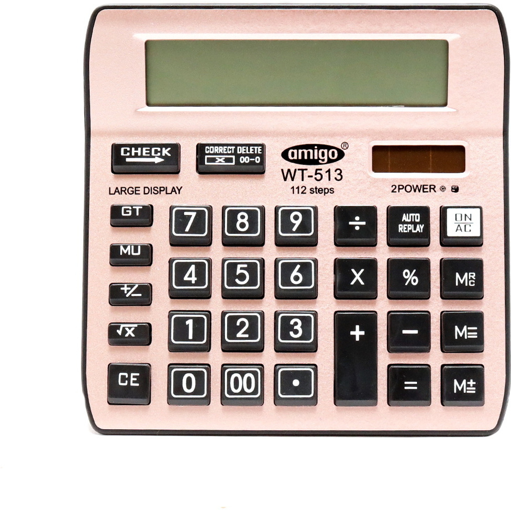 villy 12 digit large lcd display sensitive button basic calculator