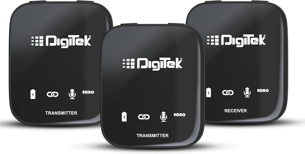 digitek dwm 101 wireless microphone system anc noise reduction camera