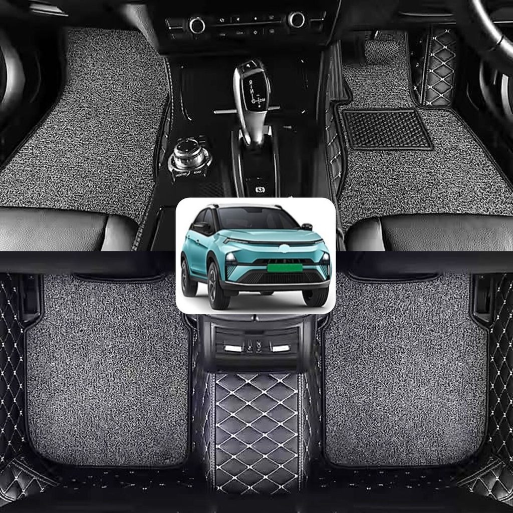 Vahan Expo Leatherite 7D Mat For  Tata Nexon EV