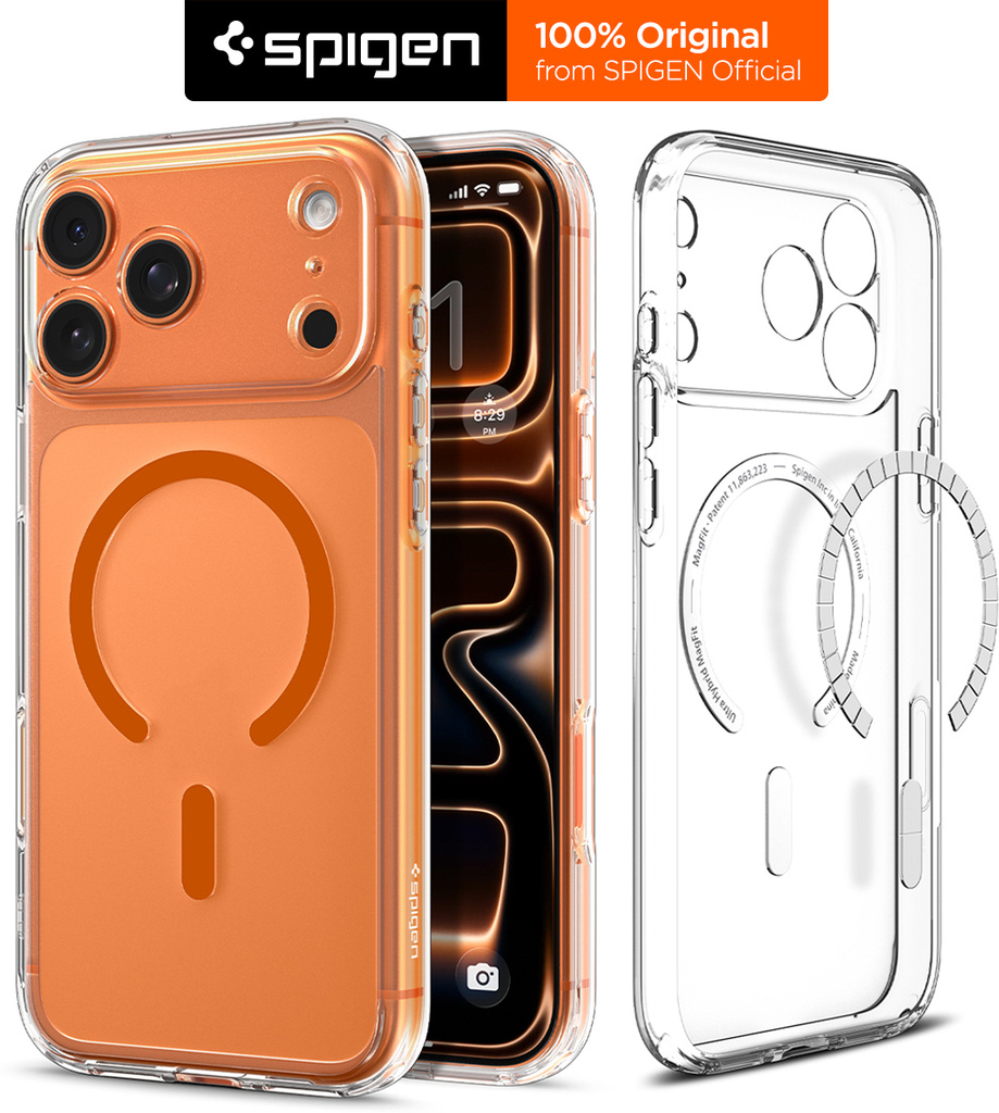 Spigen Ultra Hybrid MagFit Back Cover for iPhone 17 Pro, Apple iPhone 17 Pro