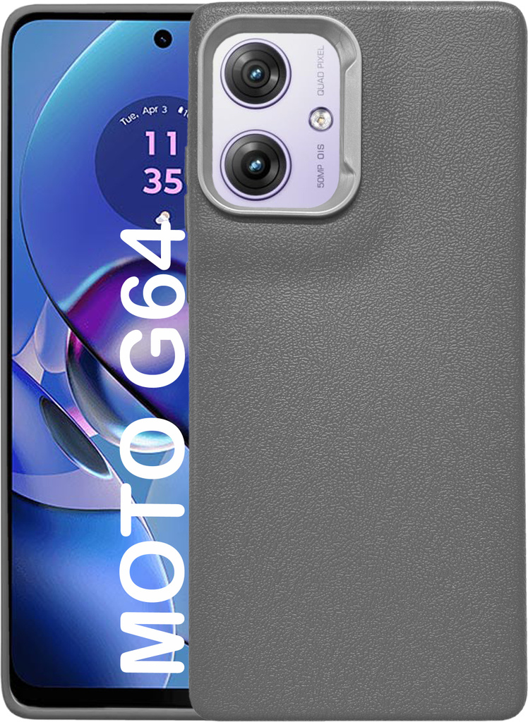 Back Cover for MOTOROLA g54 5G, MOTOROLA G54, Moto g54 (Grey, Shock Proof, Pack of: 1)