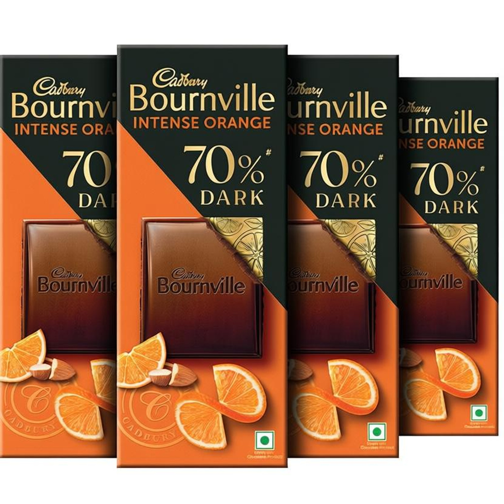 Cadbury Bournville Intense Orange 70% Dark Chocolate Bar