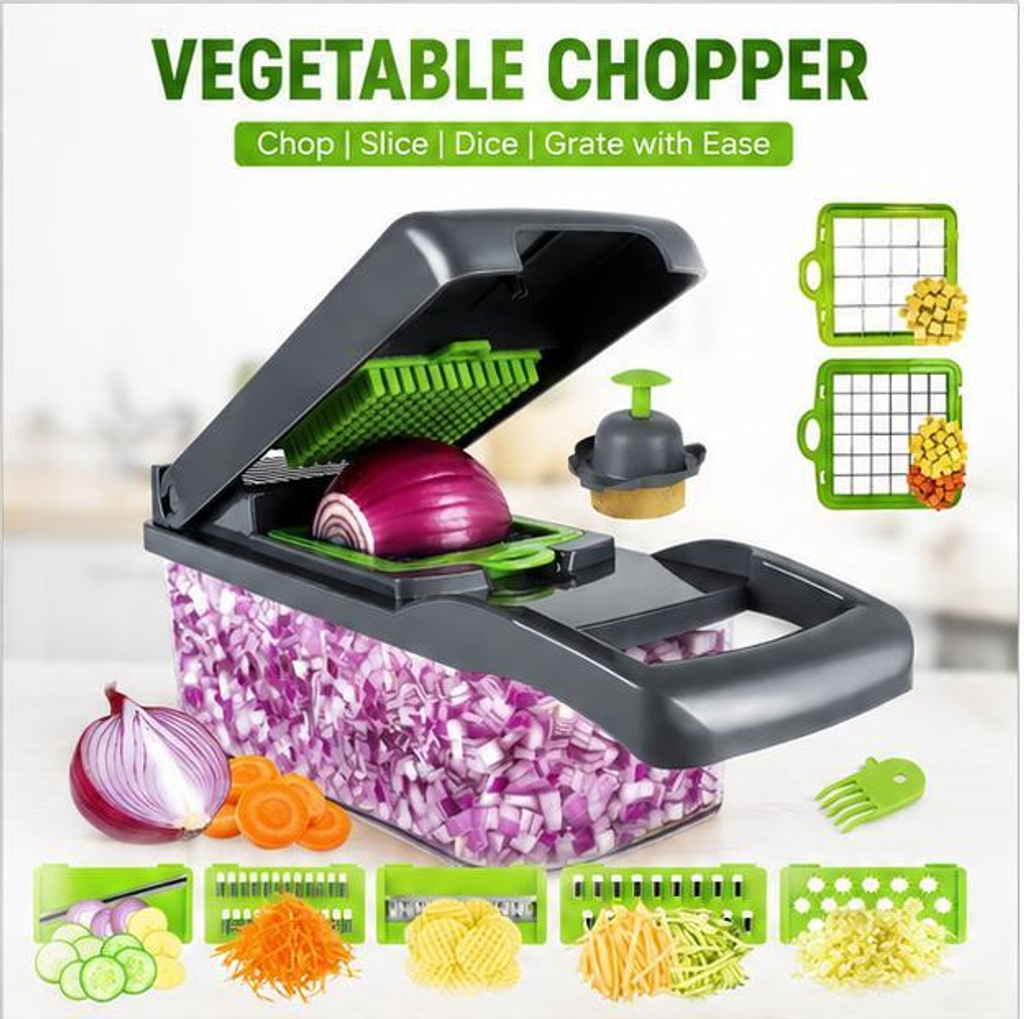 Ganesh Enterprise Multipurpose Vegetable Chopper for Kitchen | Easy Manual Food Cutter Vegetable Chopper
