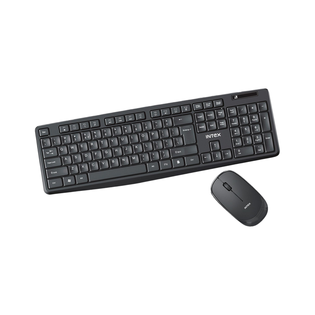 intex it wlkbm01 wireless standard desktop keyboard compatible desktop laptop mac power mouse combo set