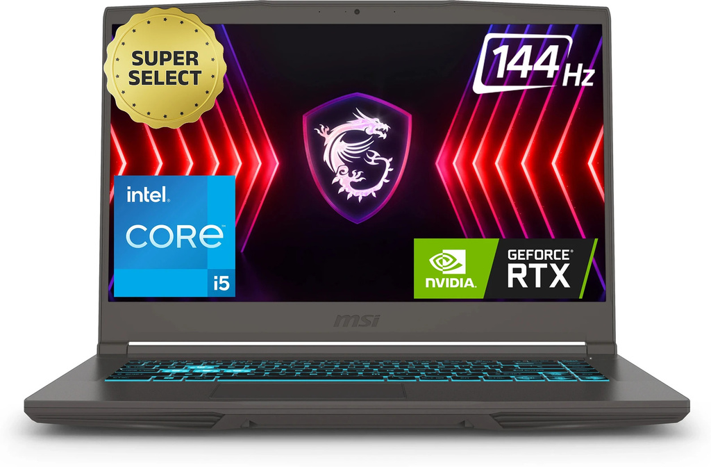 MSI Thin 15 Intel Core i5 13th Gen 13420H - (16 GB/512 GB SSD/Windows 11 Home/6 GB Graphics/NVIDIA GeForce RTX 3050/144 Hz) THIN 15 B13UDX-129IN | Thin 15 B13UDX-3223IN Gaming Laptop