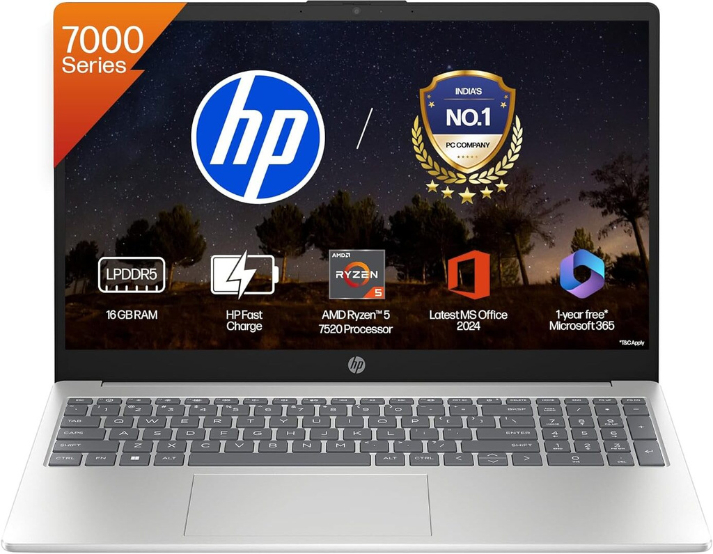 hp 15s amd ryzen 5 quad core 7520u 16 gb 512 gb ssd windows 11 home 15 fc0030au thin light laptop