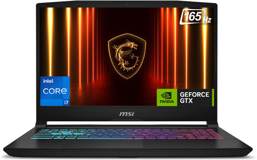 msi katana 15 hx intel core i7 14th gen 14650hx 16 gb 1 tb ssd windows 11 home 8 gb graphics nvidia geforce rtx 5060 165 hz 115 w b14wfk gaming laptop