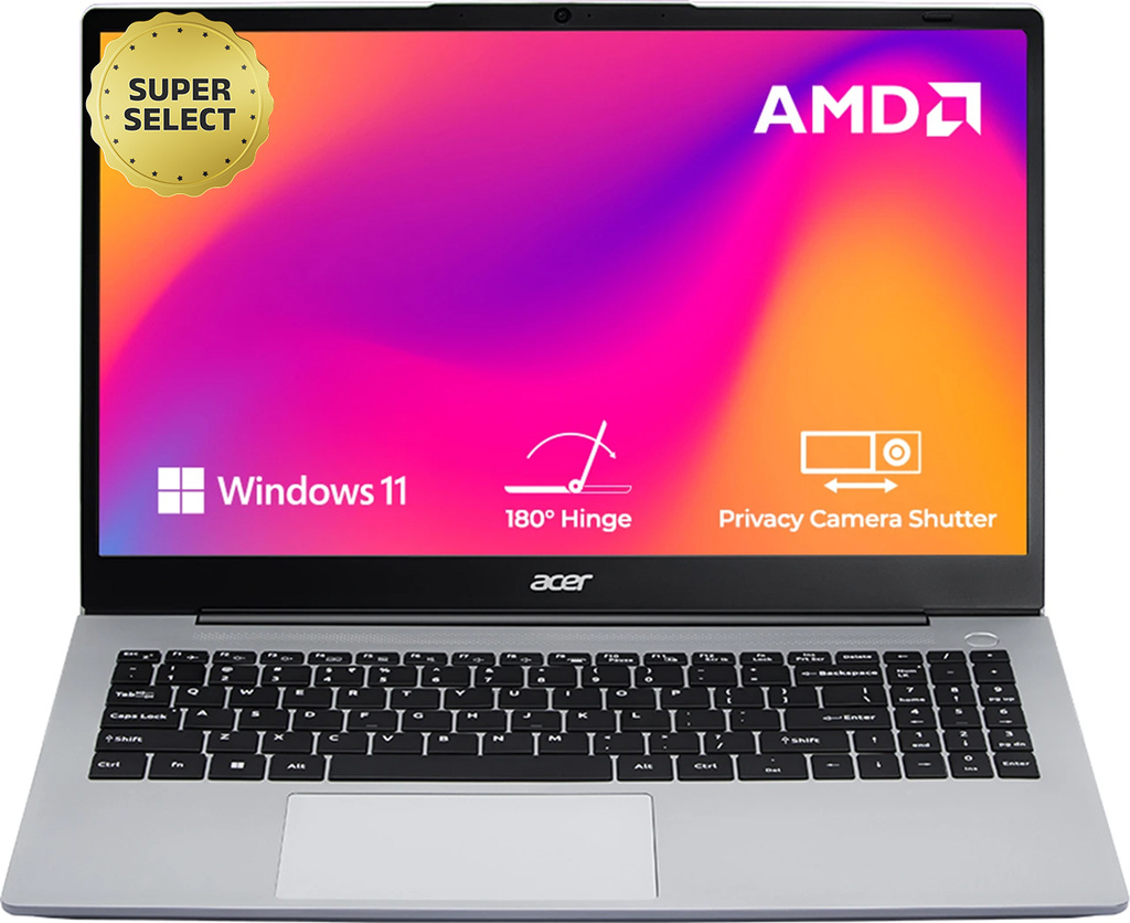 Acer Aspire 15 MS Office 2024 + M365 Basic, AMD Ryzen 3 Quad Core 7330U - (8 GB/256 GB SSD/Windows 11 Home) A311-45 Notebook