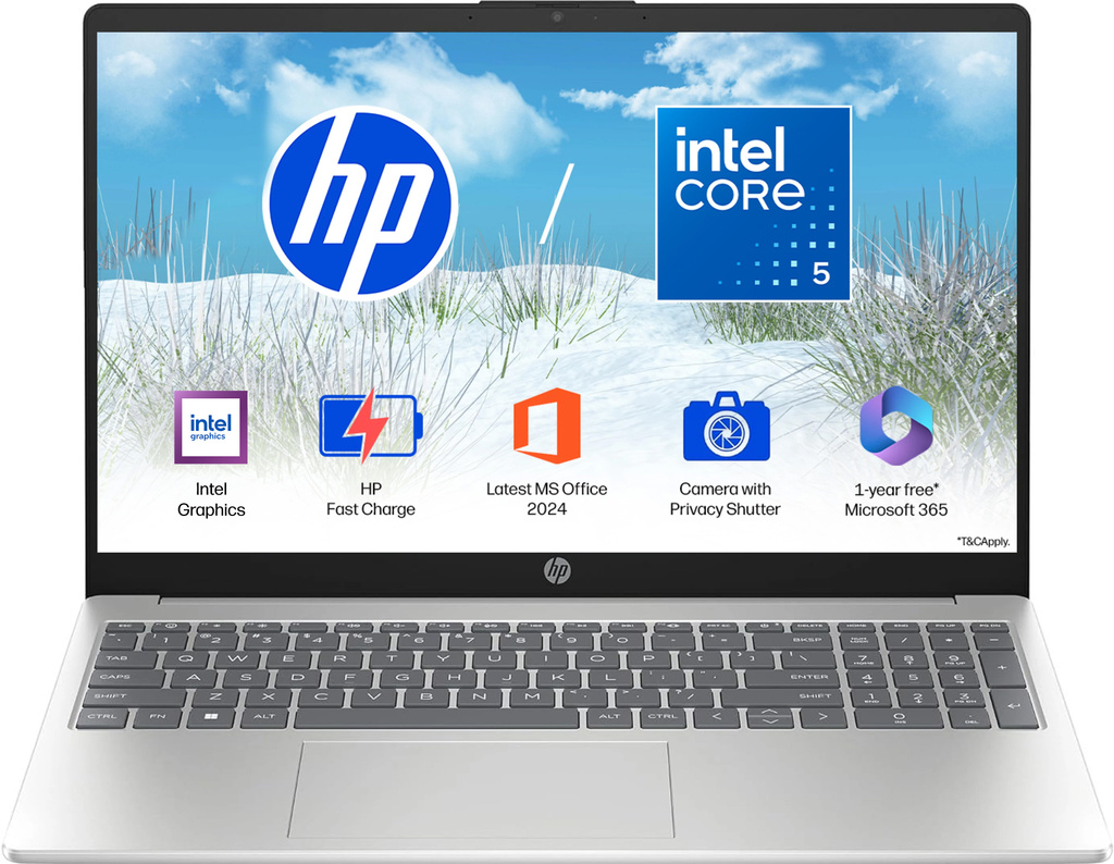 HP 15 (i5 14th Gen) Intel Core 5 120U - (24 GB/512 GB SSD/Windows 11 Home) 15-fd0262TU Thin and Light Laptop
