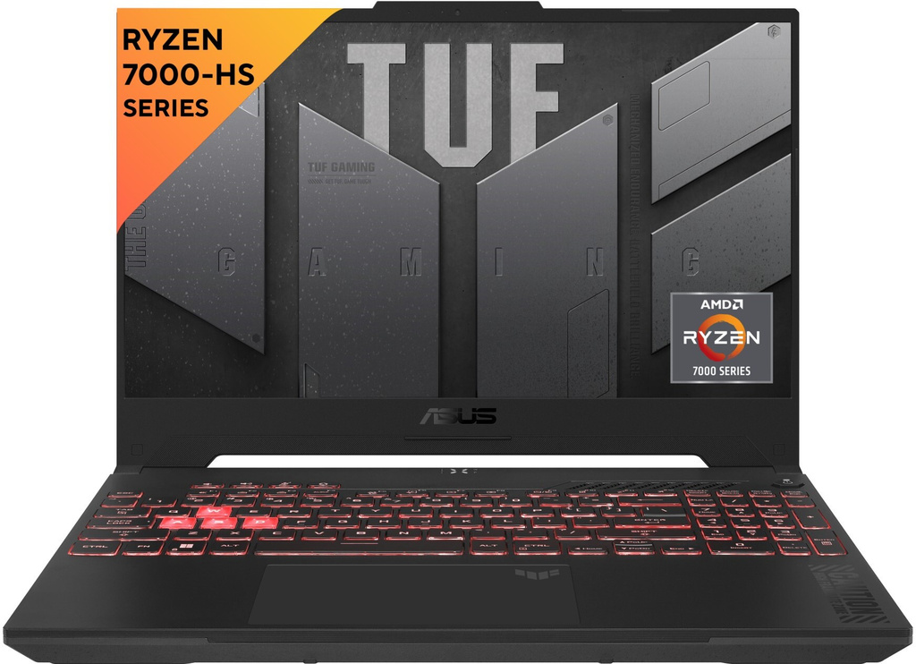 ASUS TUF Gaming A15 AMD Ryzen 7 Hexa Core 7435HS - (16 GB/512 GB SSD/Windows 11 Home/6 GB Graphics/NVIDIA GeForce RTX 4050) FA507NUR-LP082W Gaming Laptop