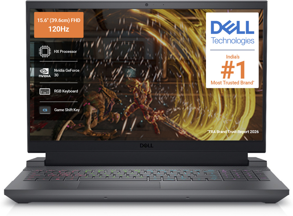 DELL G15 Intel Core i5 13th Gen 13450HX - (16 GB/512 GB SSD/Windows 11 Home/6 GB Graphics/NVIDIA GeForce RTX 3050/120 Hz) 5530 Gaming Laptop