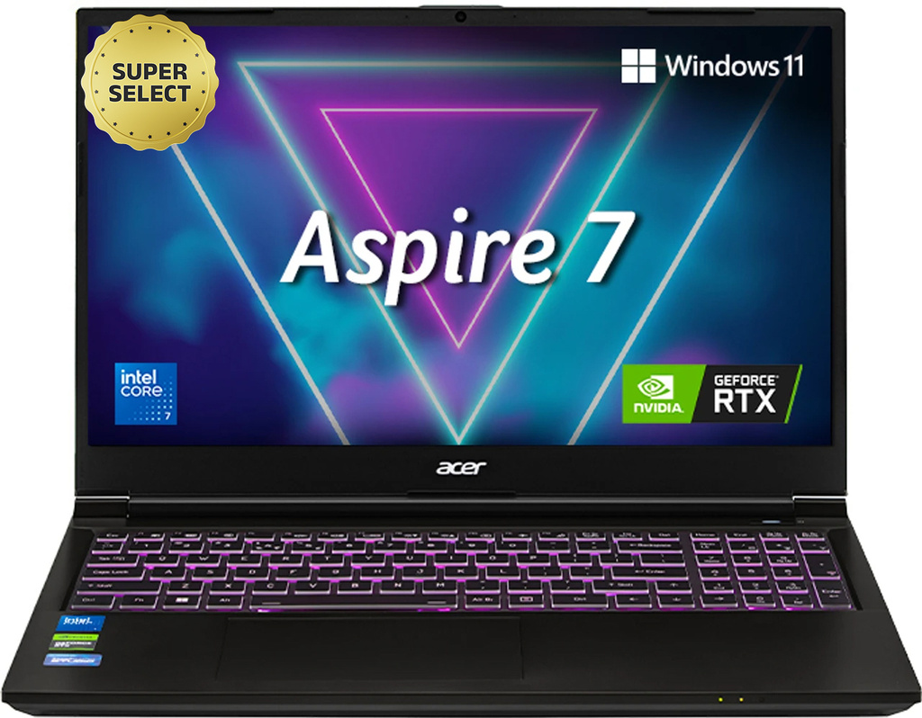 Acer Aspire 7 Intel Core 7 240H - (16 GB/512 GB SSD/Windows 11 Home/4 GB Graphics/NVIDIA GeForce RTX 3050) A715-79G Gaming Laptop