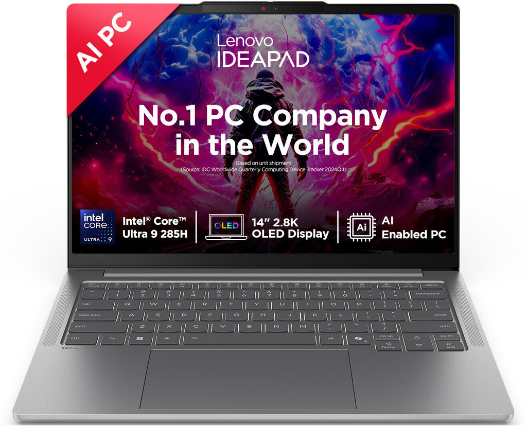 Lenovo IdeaPad Pro 5 with 1Yr ADP Intel Core Ultra 9 285H - (32 GB/1 TB SSD/Windows 11 Home) 14IAH10 Thin and Light Laptop