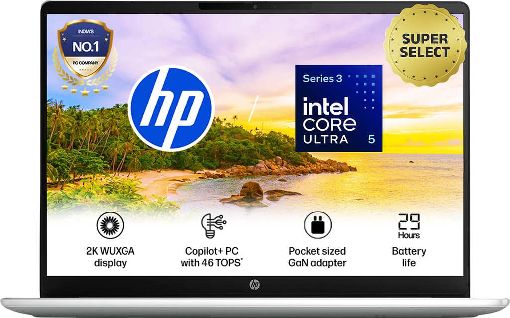 HP Omnibook 3 Intel Core Ultra 5 Series 3 322 - (16 GB/512 GB SSD/Windows 11 Home) 14-hs0052TU Laptop