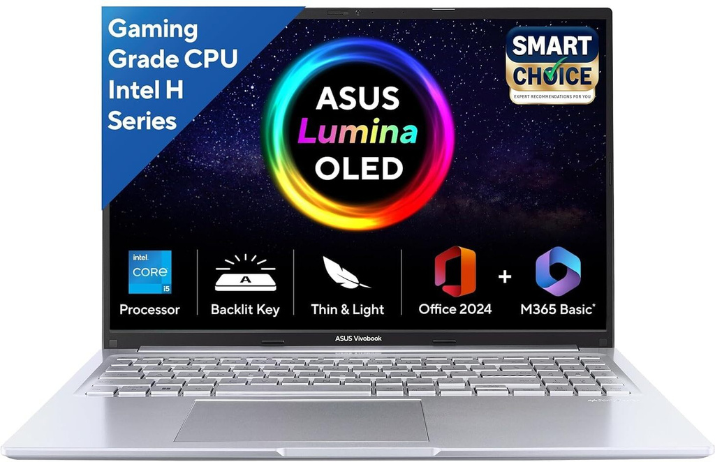 ASUS ASUS Vivobook 16 Intel Core i5 13th Gen 13420H - (16 GB/512 GB SSD/Windows 11 Home) X1605VA-SH1952WS Thin and Light Laptop