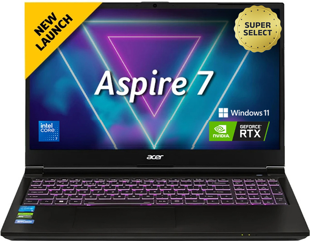 Acer Aspire 7(i7 14th Gen) Intel Core 7 240H - (16 GB/512 GB SSD/Windows 11 Home/6 GB Graphics/NVIDIA GeForce RTX 4050) A715-79G Gaming Laptop