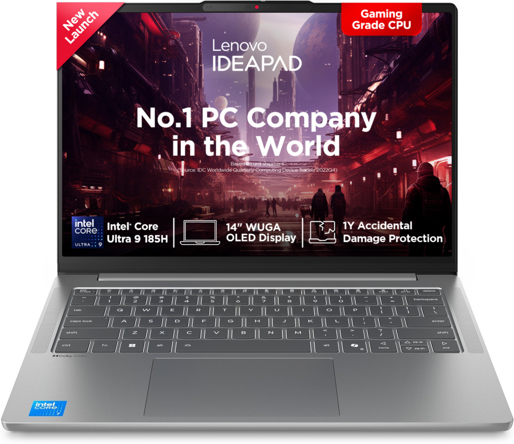 Lenovo IdeaPad Slim 5 OLED Display Intel Core Ultra 9 185H - (16 GB/512 GB SSD/Windows 11 Home) IdeaPad Slim 5 14IMH10 Laptop