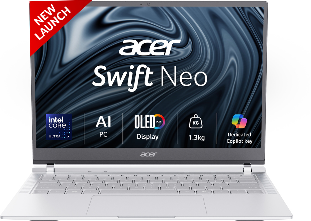 acer swift neo office 2024 m365 basic intel core ultra 7 155u 32 gb 1 tb ssd windows 11 home sfn14 54h thin light laptop