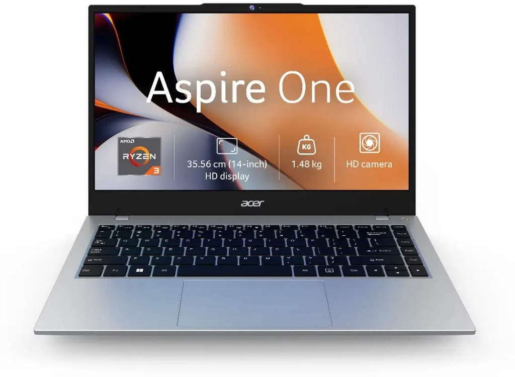 Acer One 14 AMD Ryzen 3 Quad Core 7320U - (8 GB/256 GB SSD/Windows 11 Home) A114-43 Thin and Light Laptop