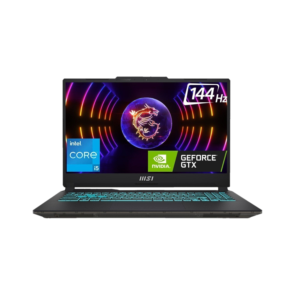 msi cyborg 15 intel core i5 12th gen 12450h 16 gb 512 gb ssd windows 11 home 4 graphics nvidia geforce rtx 2050 144 hz a12ucx 264in gaming laptop