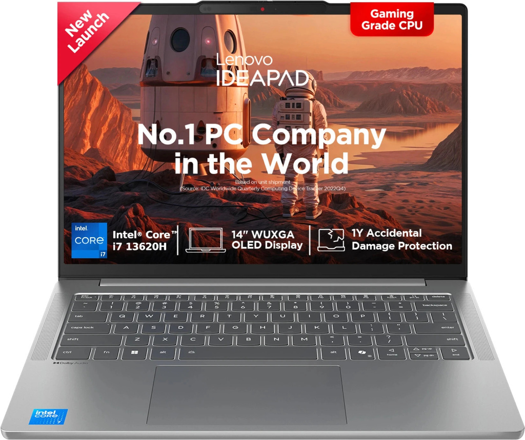 Lenovo IdeaPad Slim 5 WUXGA OLED Full metal with 1Yr ADP Intel Core i7 13th Gen 13620H - (16 GB/512 GB SSD/Windows 11 Home) IdeaPad Slim 5 14IRH10 Thin and Light Laptop
