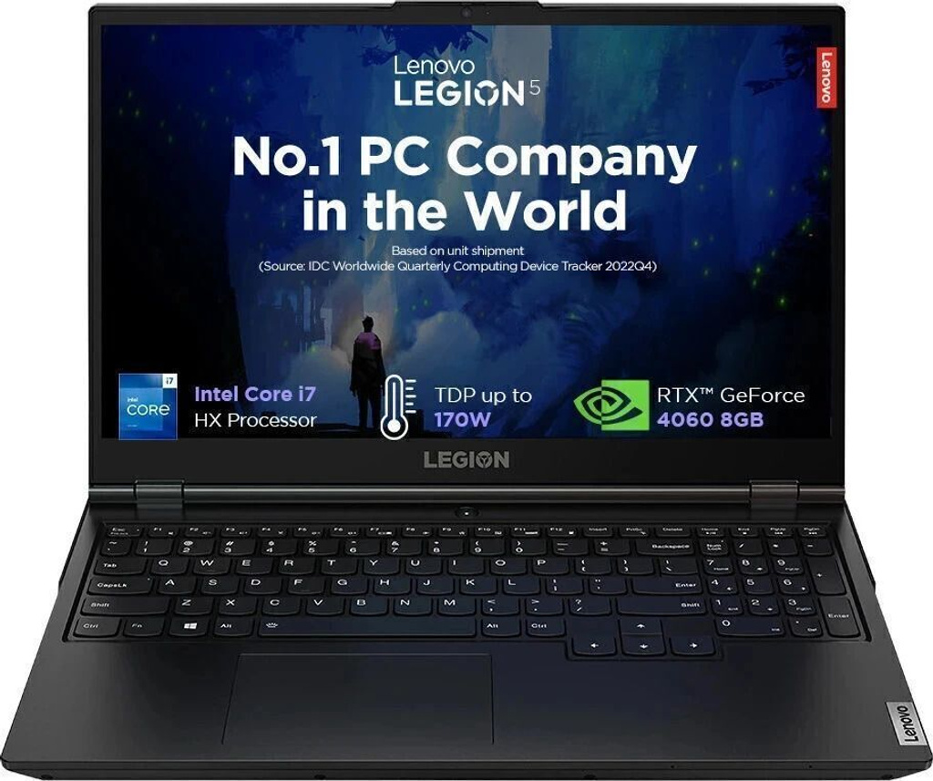 Lenovo Legion 5 Intel Core i7 13th Gen 13650HX - (24 GB/512 GB SSD/Windows 11 Home/8 GB Graphics/NVIDIA GeForce RTX 4060) 15IRX9 Gaming Laptop