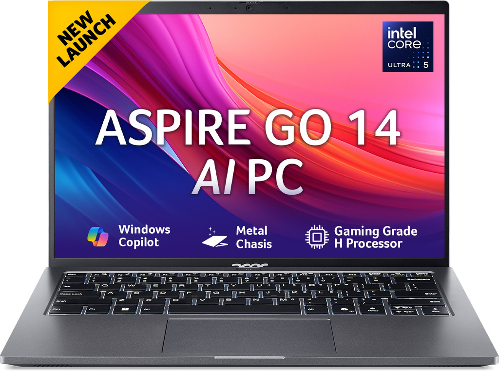 acer aspire go 14 intel core ultra 5 125h 16 gb 512 gb ssd windows 11 home ag14 71m thin light laptop