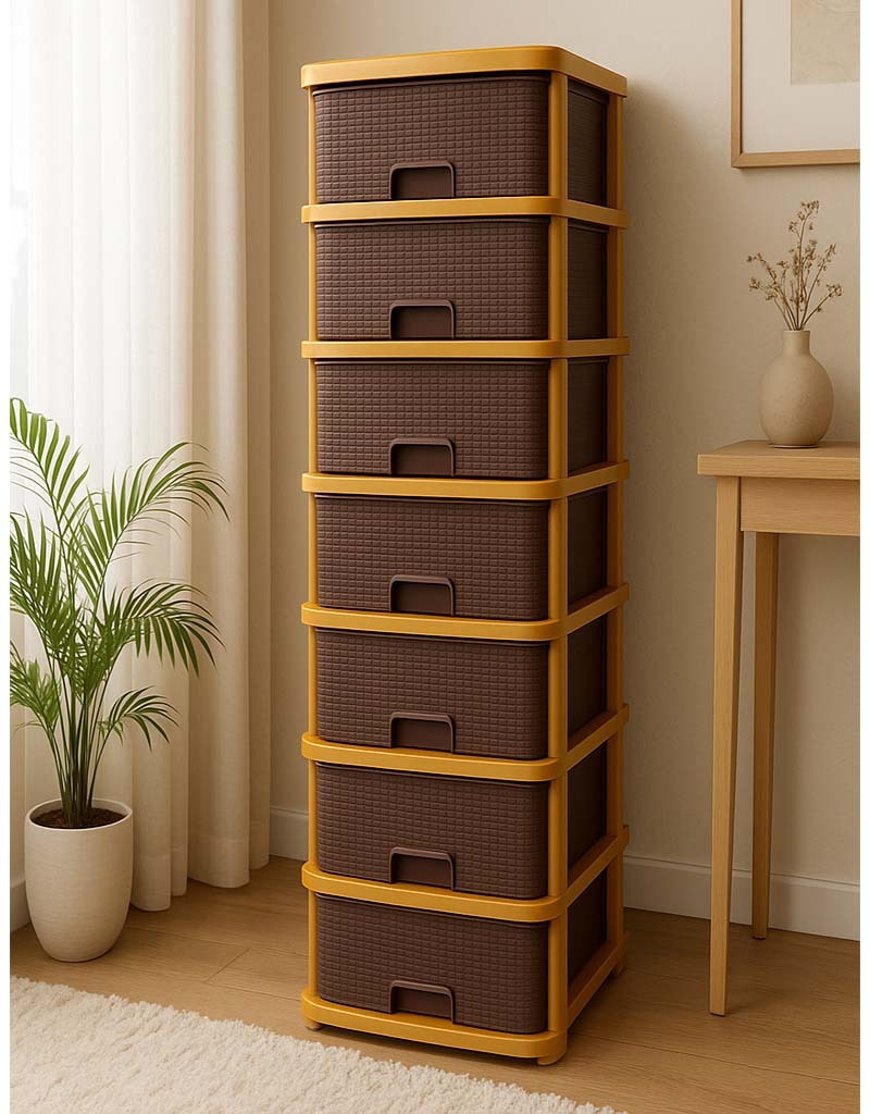 MAXTID 7 Compartments Plastic Cabinet